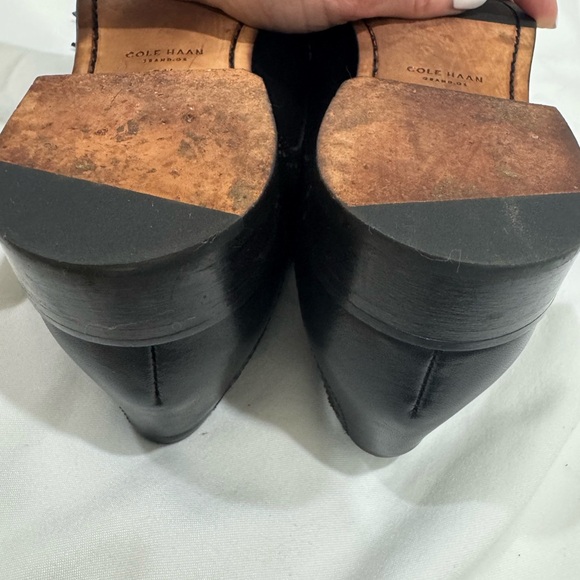 NWOT Cole Haan Black Benton MDL Wing II Oxford Dress Shoes with Brogue Detailing - Picture 8 of 8